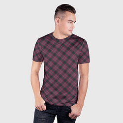 Футболка спортивная мужская Tartan, цвет: 3D-принт — фото 2