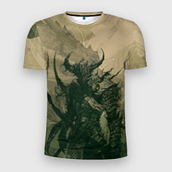 Футболка спортивная мужская Драконий всадник, цвет: 3D-принт
