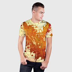 Футболка спортивная мужская Абстракция - sunspot, цвет: 3D-принт — фото 2