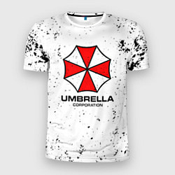 Мужская спорт-футболка Umbrella - white dirt