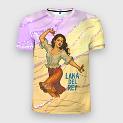 Футболка спортивная мужская Lana Del Rey танцует, цвет: 3D-принт