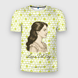 Мужская спорт-футболка Lana Del Rey в ретро стиле