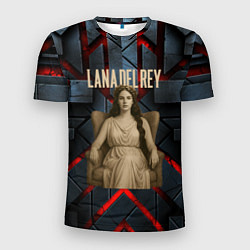 Мужская спорт-футболка Lana Del Rey в греческом стиле на троне