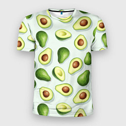 Мужская спорт-футболка Авокадо - паттерн