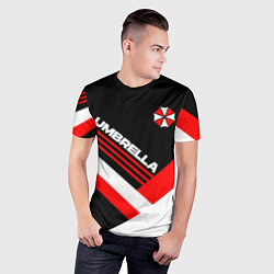 Футболка спортивная мужская Umbrella - classic uniform, цвет: 3D-принт — фото 2