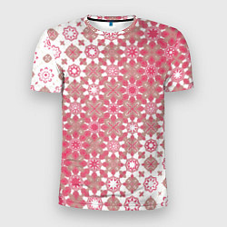 Футболка спортивная мужская Звездная россыпь-розовый, цвет: 3D-принт