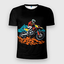Мужская спорт-футболка Motocross and mountains