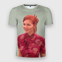 Футболка спортивная мужская Мэри Джейн Kirsten Dunst, цвет: 3D-принт