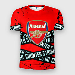 Футболка спортивная мужская Arsenal x counter strike game, цвет: 3D-принт