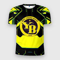 Мужская спорт-футболка Янг Бойз спортивная геометрия линии