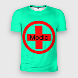 Футболка спортивная мужская Medic, цвет: 3D-принт