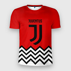 Футболка спортивная мужская Ювентус полосы спорт, цвет: 3D-принт