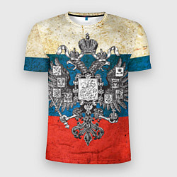 Футболка спортивная мужская Герб имперской России, цвет: 3D-принт