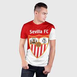 Футболка спортивная мужская Sevilla FC, цвет: 3D-принт — фото 2