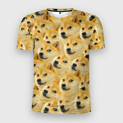 Мужская спорт-футболка Doge