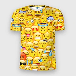 Мужская спорт-футболка Emoji