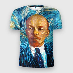 Мужская спорт-футболка Ленин Ван Гога