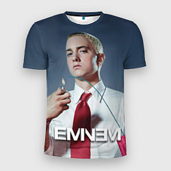 Футболка спортивная мужская Eminem Fire, цвет: 3D-принт