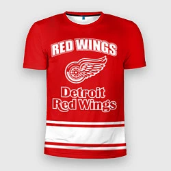 Футболка спортивная мужская Detroit red wings, цвет: 3D-принт
