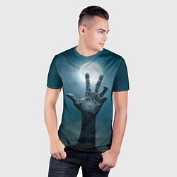 Футболка спортивная мужская Рука, цвет: 3D-принт — фото 2