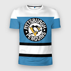 Мужская спорт-футболка Pittsburgh Penguins: White