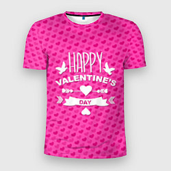 Мужская спорт-футболка Happy Valentines Day