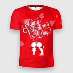 Футболка спортивная мужская Valentines Day, цвет: 3D-принт