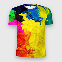 Мужская спорт-футболка Индуистский фестиваль красок