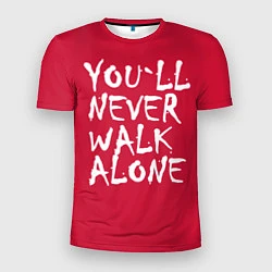Мужская спорт-футболка You'll never walk alone