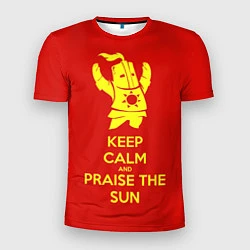 Футболка спортивная мужская Keep Calm & Praise The Sun, цвет: 3D-принт