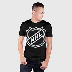 Футболка спортивная мужская NHL, цвет: 3D-принт — фото 2