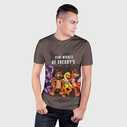 Футболка спортивная мужская Five Nights At Freddy's, цвет: 3D-принт — фото 2