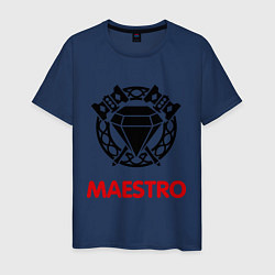 Футболка хлопковая мужская Dwarf Fighter - Maestro, цвет: тёмно-синий
