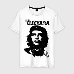 Футболка хлопковая мужская Che Guevara, цвет: белый