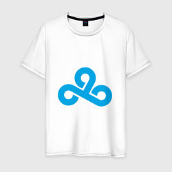 Футболка хлопковая мужская Cloud 9, цвет: белый