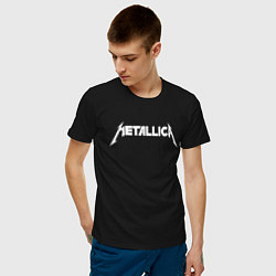 Футболка хлопковая мужская Metallica, цвет: черный — фото 2