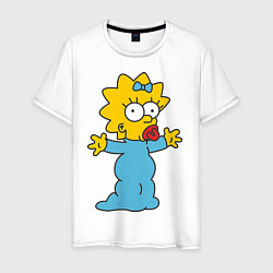 Мужская футболка Maggie Simpson