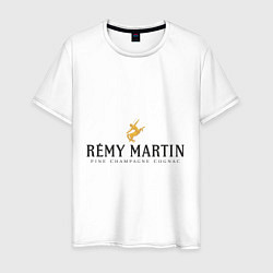 Футболка хлопковая мужская Remy Martin, цвет: белый