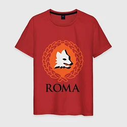 Футболка хлопковая мужская Roma, цвет: красный
