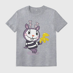 Футболка хлопковая мужская HTF: Mime, цвет: меланж