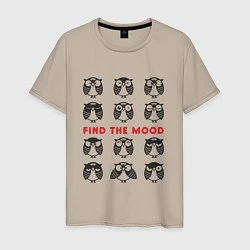 Мужская футболка Owl: find the moon