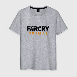 Футболка хлопковая мужская Far Cry: Primal, цвет: меланж