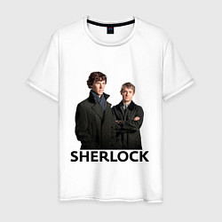 Мужская футболка Sherlock