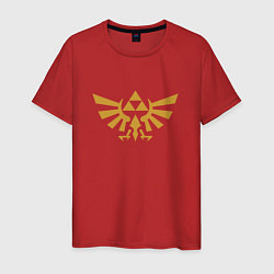Футболка хлопковая мужская The Legend of Zelda, цвет: красный