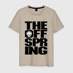 Футболка хлопковая мужская The Offspring, цвет: миндальный