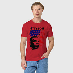 Футболка хлопковая мужская Mike Tyson: USA Boxing, цвет: красный — фото 2