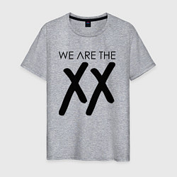 Футболка хлопковая мужская We are the XX, цвет: меланж