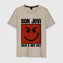 Мужская футболка Bon Jovi: Have a nice day