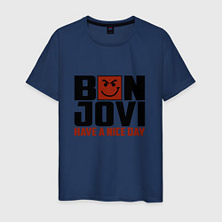 Мужская футболка Bon Jovi: Nice day