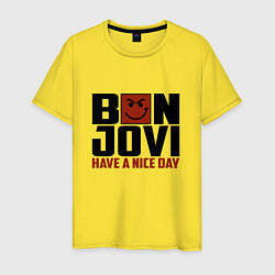 Мужская футболка Bon Jovi: Nice day